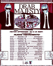 Drab Majesty 2024 tour poster