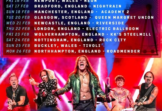 TOUR NEWS: Fozzy focus their spotlight on return to ÜK