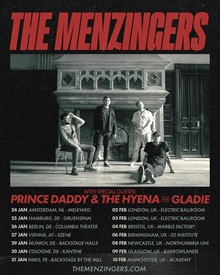 The Menzingers 2024 tour poster