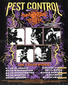 Pest Control 2024 tour poster