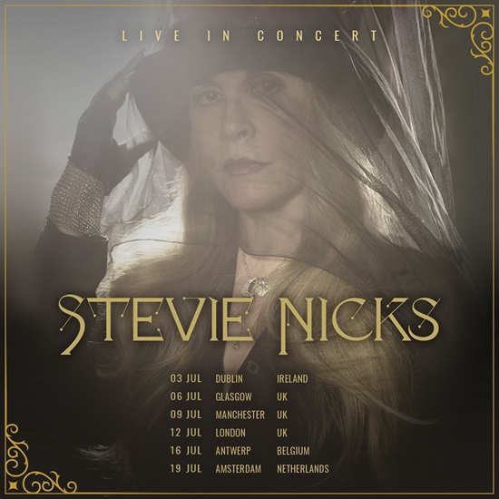 Stevie Nicks 2024 tour poster