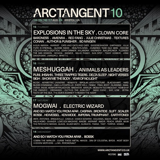 Updated ArcTanGent 2024 poster