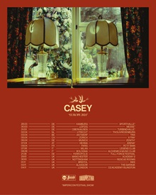 Casey 2024 tour poster