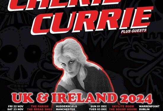 TOUR NEWS: Cherie Currie announces year-end run