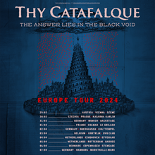 Poster for Thy Catafalque 2024 European tour