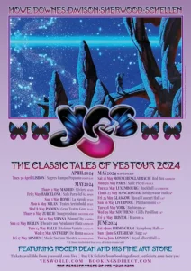 YES 2024 tour poster