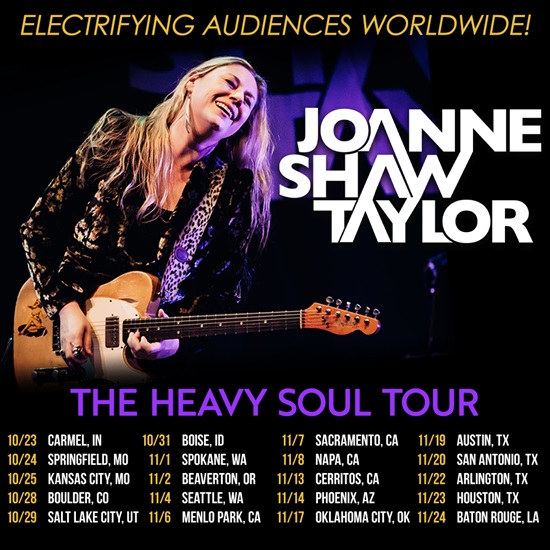 Joanne Shaw Taylor 2024 tour poster