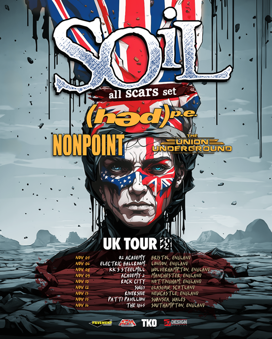 SOiL 2024 UK tour poster