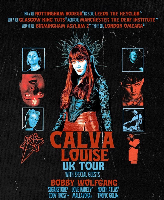 Calva Louise July 2024 tour poster