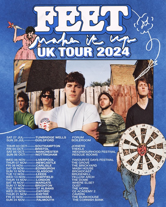 FEET 2024 tour poster