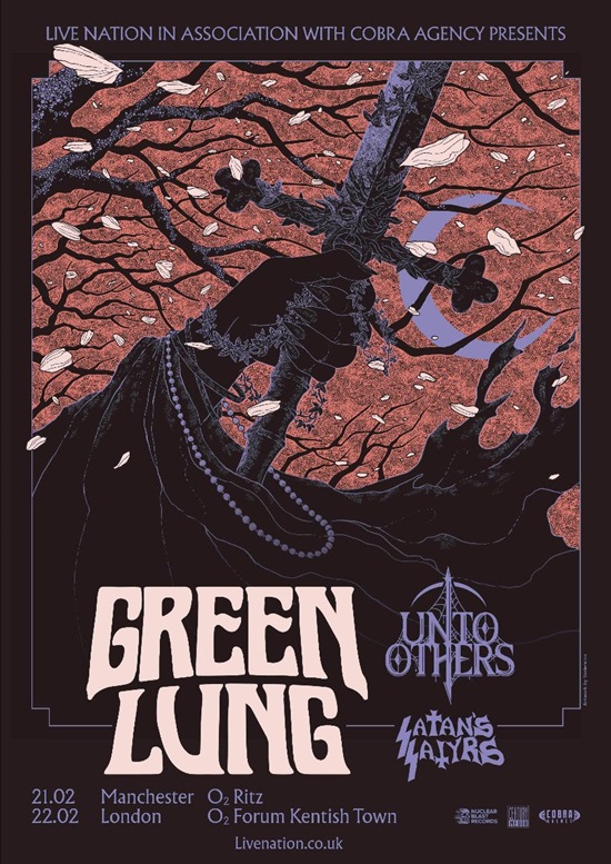 Poster for Green Lung February 2025 headline shows