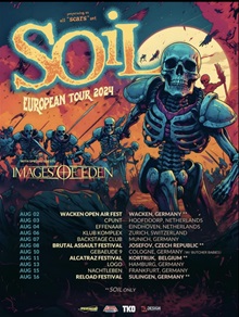 SOiL 2024 European tour poster