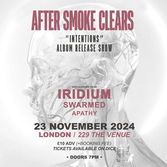 After Smoke Clears album launch poster