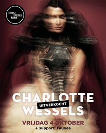 Poster for Charlotte Wessels album launch show in Utrecht 4 October 2024