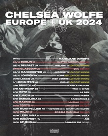 Chelsea Wolfe 2024 tour poster