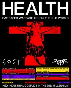 HEALTH 2024 tour poster