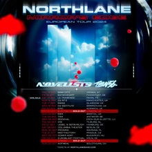 Northlane 2024 tour poster