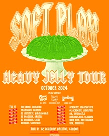 Soft Play Heavy Jelly 2024 tour poster