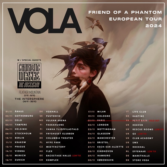 VOLA 2024 tour poster