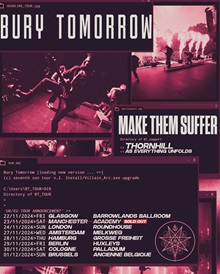 Bury Tomorrow/Make Them Suffer/Thornhill/As Everything Unfolds – Manchester Academy 1 – 23 November 2024)