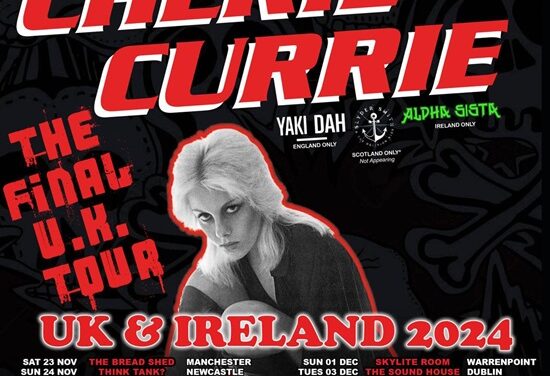 TOUR NEWS: Cherie Currie to bow out on upcoming dates