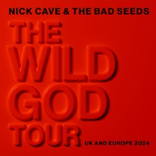 Flyer for The Wild God Tour by Nick Cave