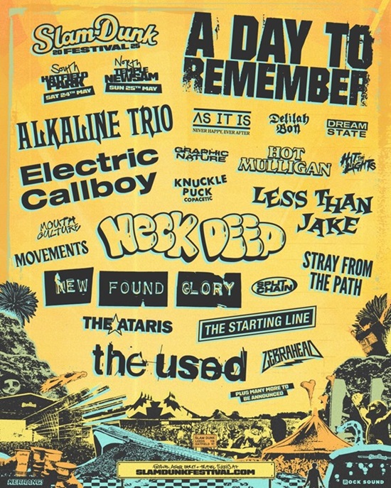 Slam Dunk 2025 first announcement poster