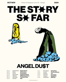 The Story So Far 2024 European tour poster