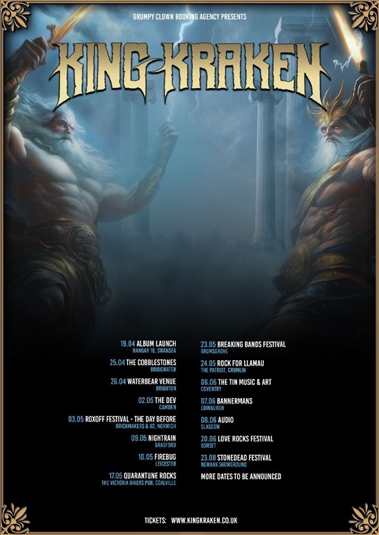 King Kraken 2024 tour poster