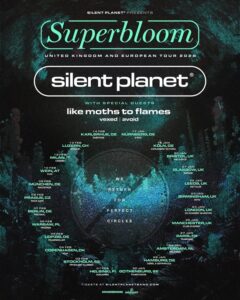 Silent Planet 2025 tour poster