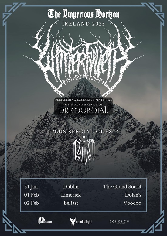 Winterfylleth Ireland 2025 tour poster