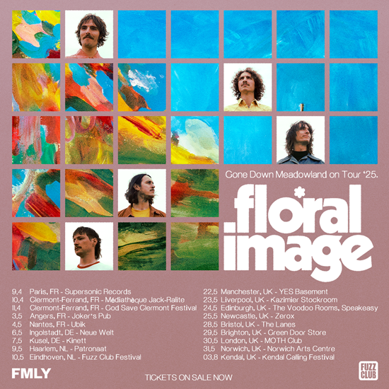 Floral Image 2025 tour poster