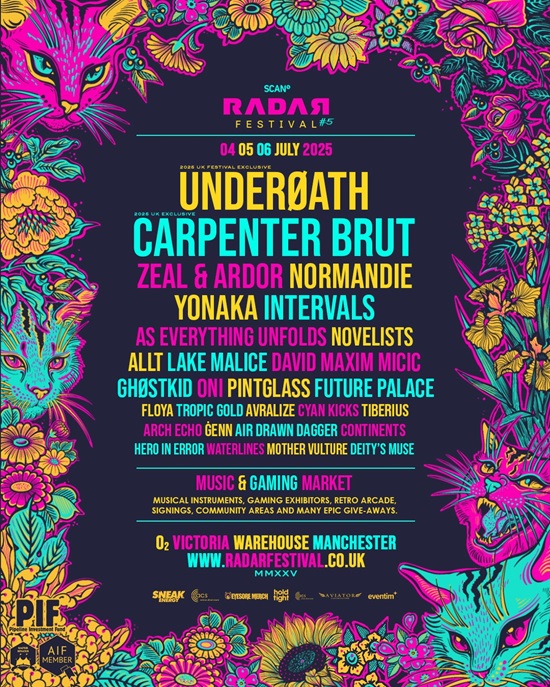 Updated RADAR festival poster