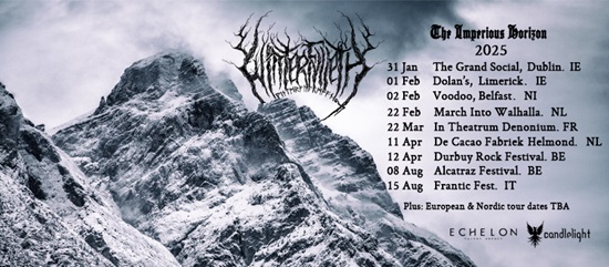 Poster for Winterfylleth 2025 tour dates