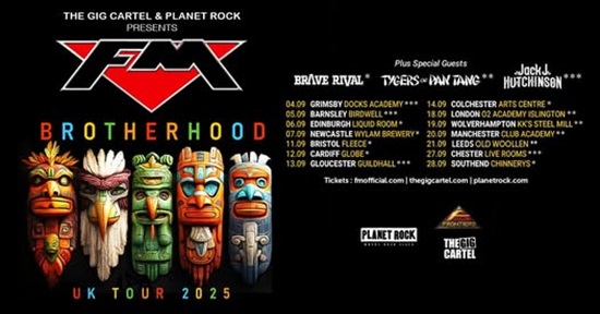 FM Brotherhood 2025 tour poster