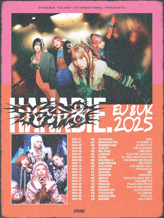 Hanabie 2025 tour poster