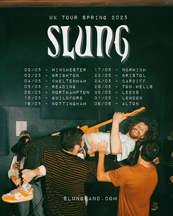 Slung 2025 tour poster