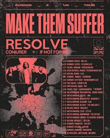 Make Them Suffer/Resolve/Conjurer/If Not For Me – Amsterdam, Melkweg – 23 May 2025