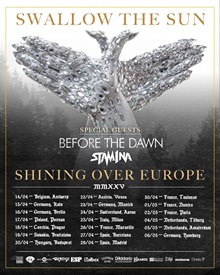 Swallow The Sun European tour poster