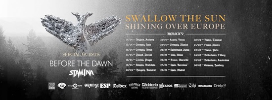 Swallow The Sun/Before The Dawn/Stam1na – Amsterdam, Melkweg – 6 April 2025