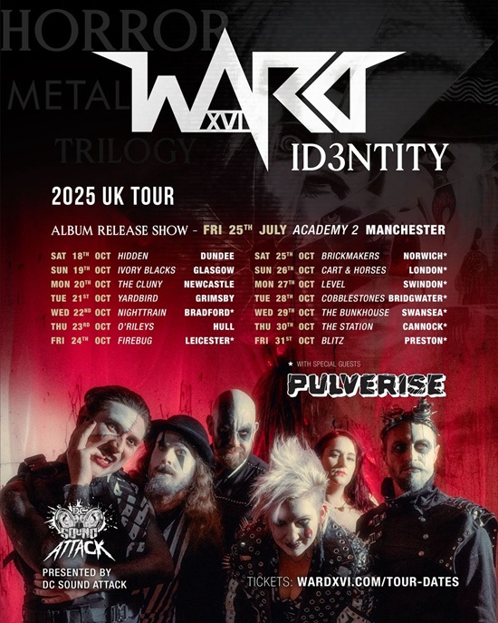 Ward XVI Id3ntity 2025 tour poster