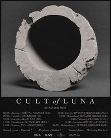 Cult Of Luna summer 2025 tour poster