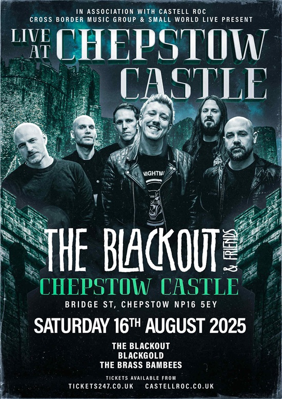 Poster for The Blackout at Chepstow Castle August 2025