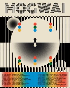 Mogwai 2025 European tour poster