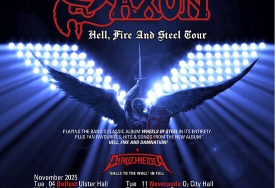 TOUR NEWS: SAXON WILL STILL BRING HELL, FIRE AND STEEL IN NOVEMBER