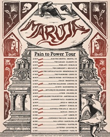 Maruja Pain To Power 2025 tour poster
