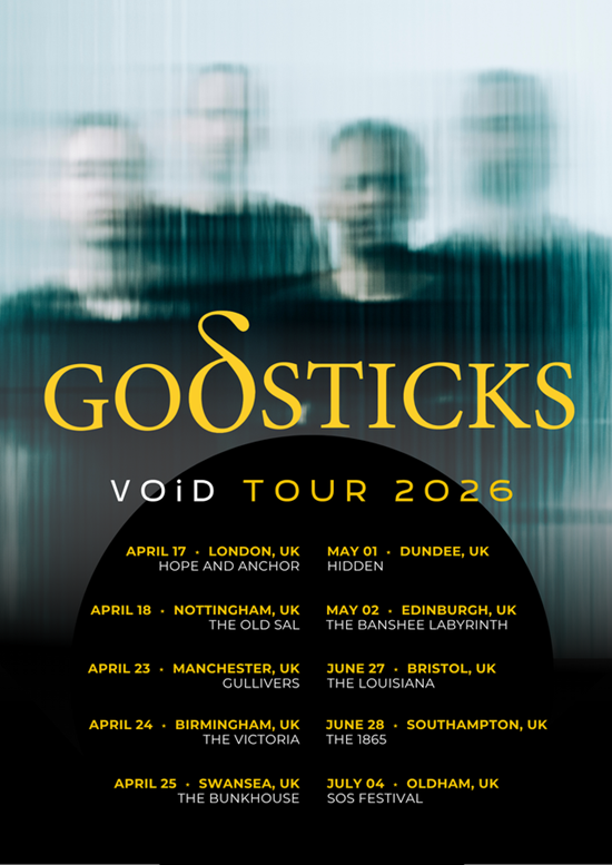 Godsticks 2026 Void tour poster