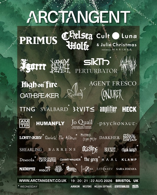 Updated ArcTanGent 2026 poster