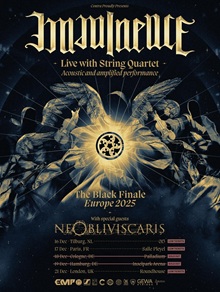 Imminence Black Finale 2025 tour poster