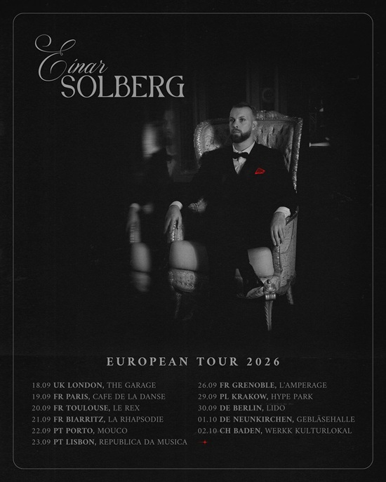 Einer Solberg 2026 European tour poster